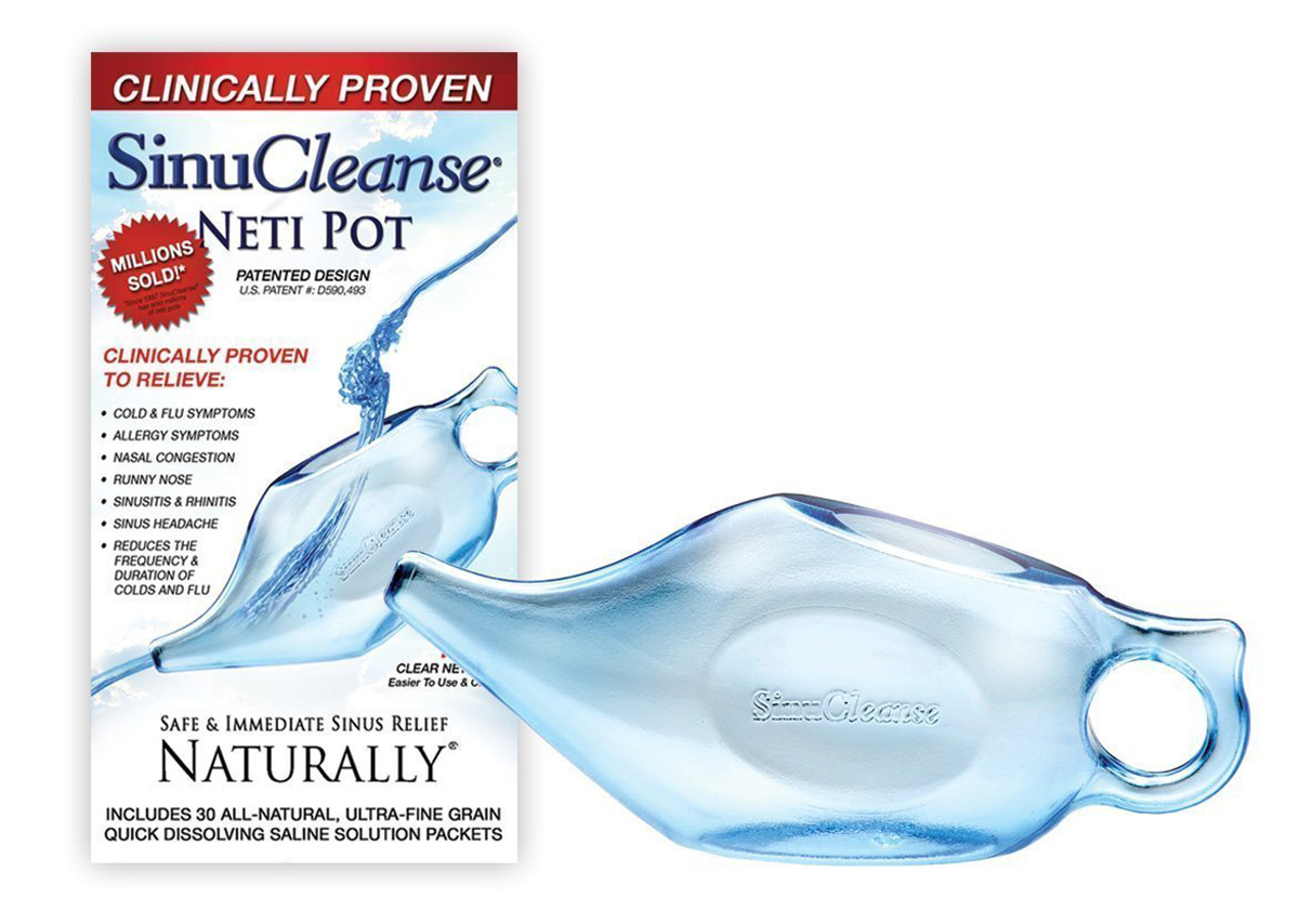 SINUS SALINE WASH NBE NETI POT