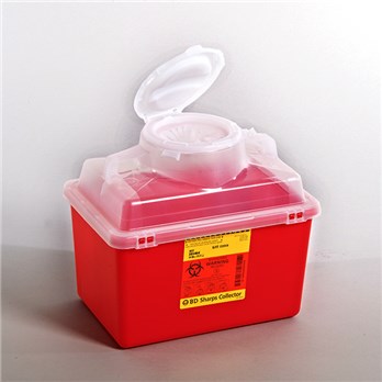 SHARPS COLLECTOR 14QT CLEAR