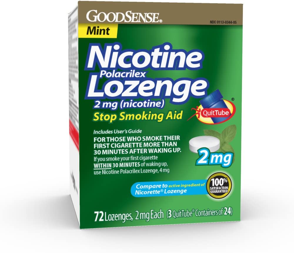 NICOTINE LOZENGE 2MG 72/BX