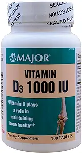 VITAMIN D3 1000IU CAPS  100/BT