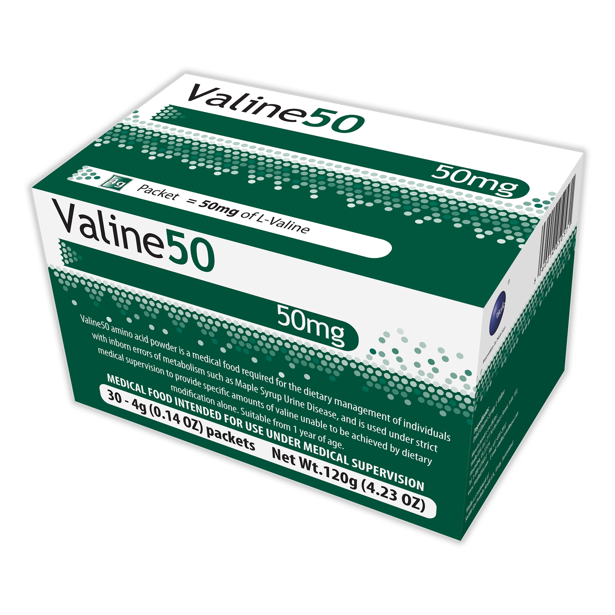 VITAFLO VALINE50 4GM 30/CS