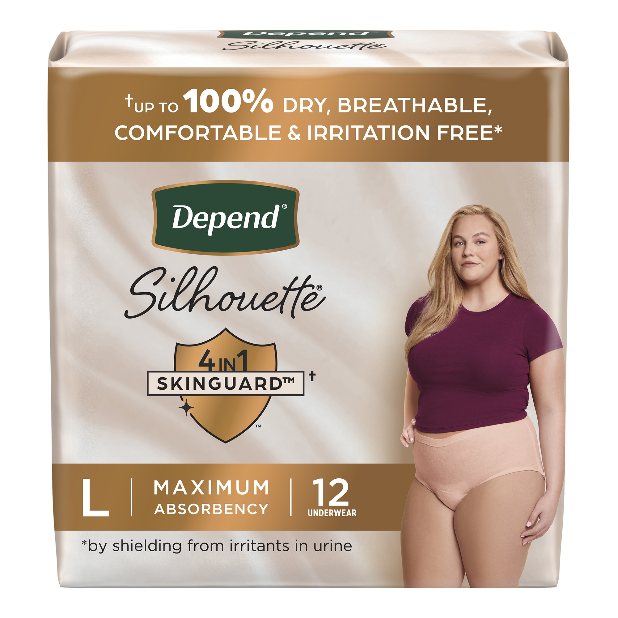 UNDERWEAR DEPEND SILHOUTTE