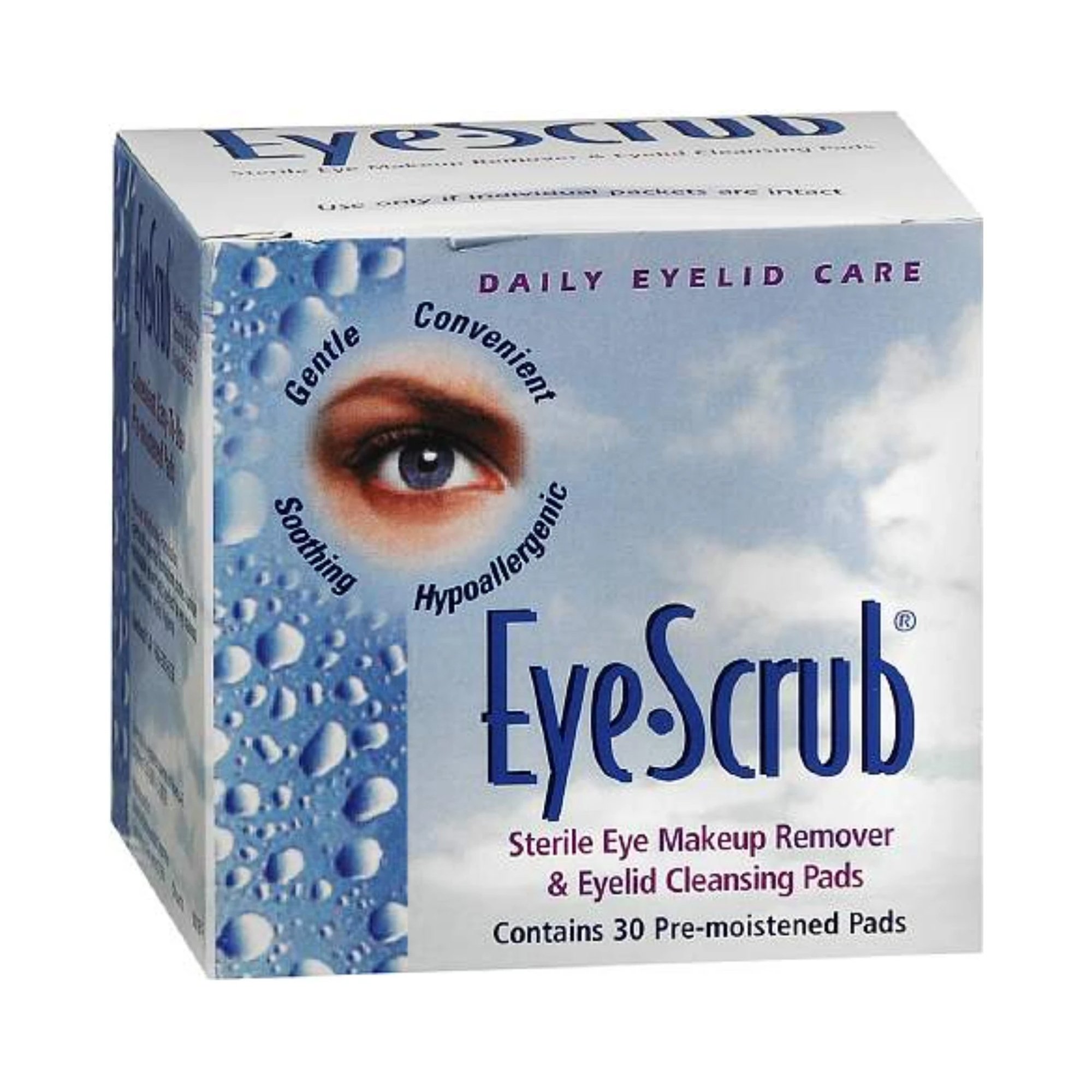 EYE SCRUB CLEANSING WIPE 30/BX