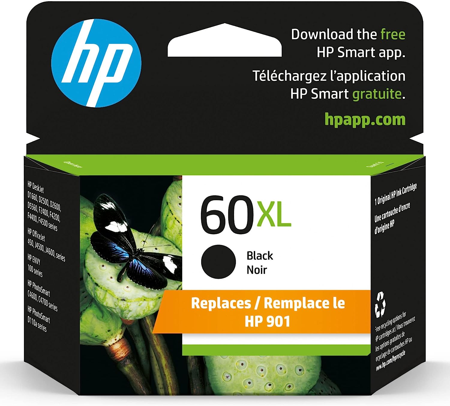 INK CARTRDIGE HP 60XL BLACK