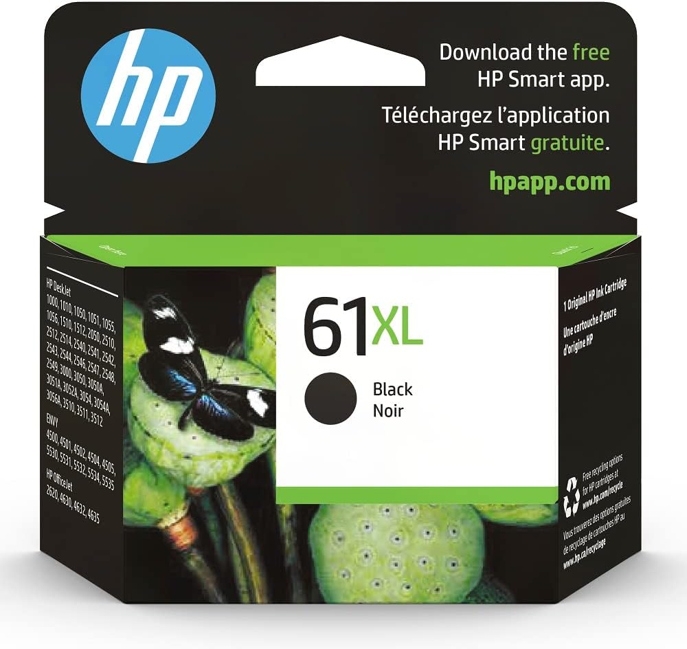 INK CARTRDIGE HP 61XL BLACK