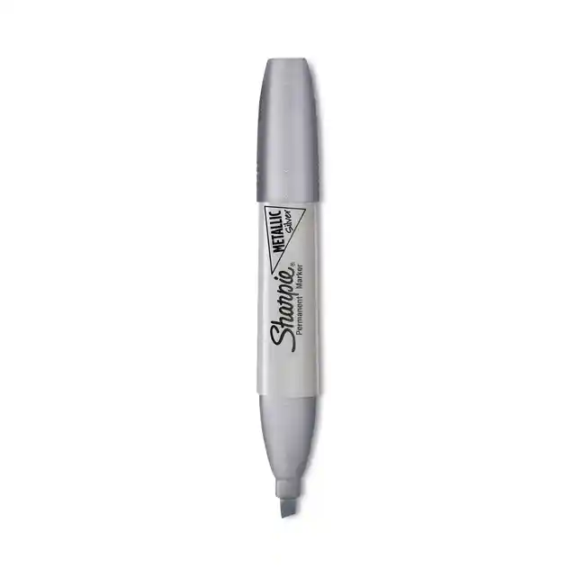 MARKER PERM CHISEL TIP SILVER