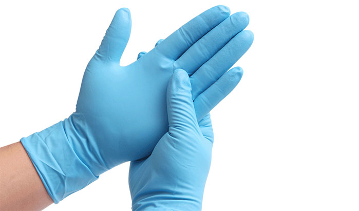 GLOVES NITRILE PF MED 100/BX